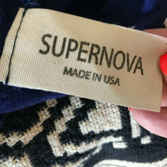 SuperNova Limited Edition Cropped Hoodie Small Navy New York Paris Tokyo… - Picture 8 of 9